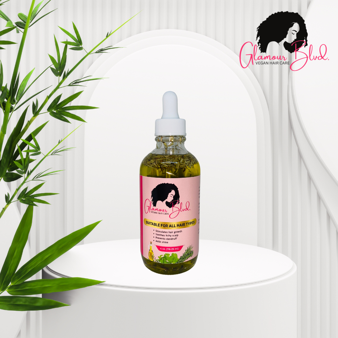 Rosemary and Peppermint Infused Oil Glamour Blvd.